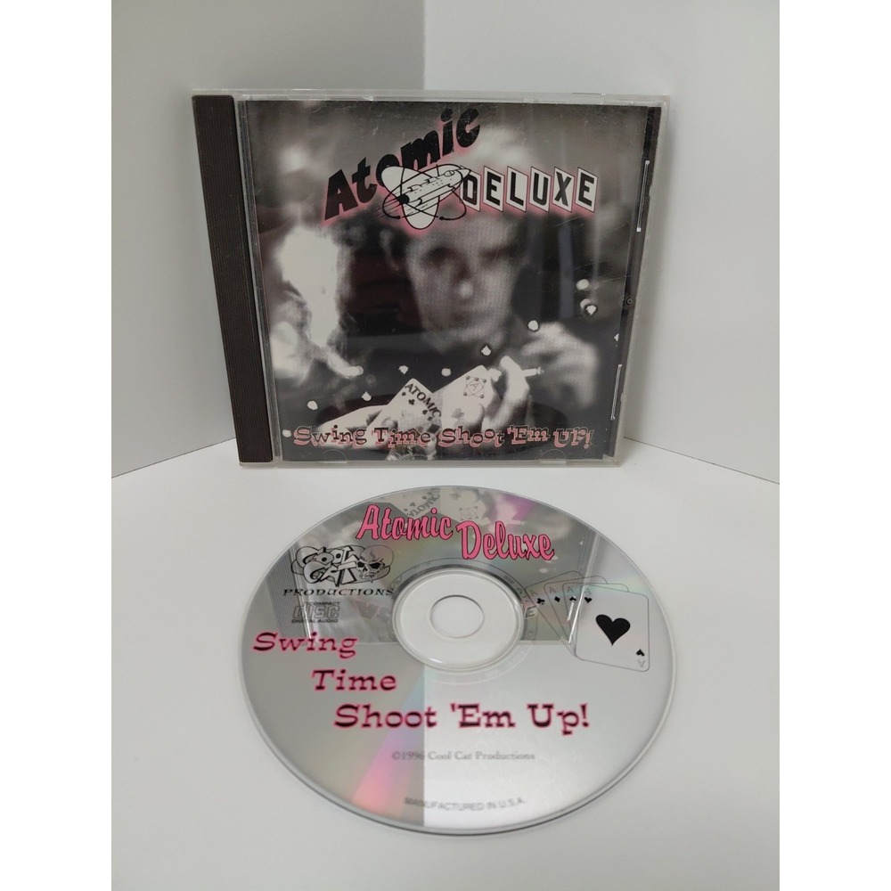 Atomic Deluxe Swing Time Shoot 'Em Up 1996 CD Cool Cat Productions Rare